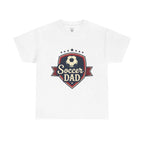 Retro Badge Style: The Vintage Soccer Dad Shield Tee