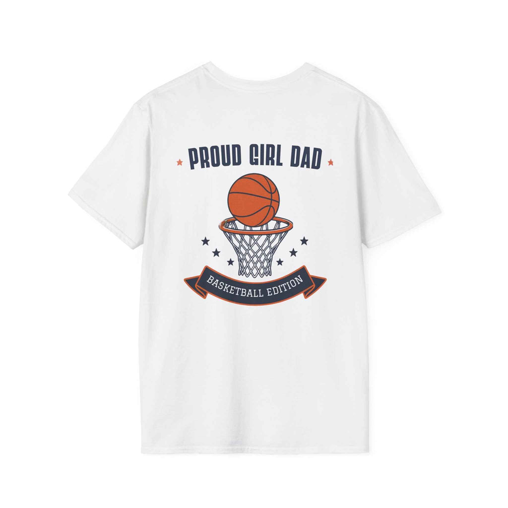 Proud Girl Dad Basketball T-Shirt