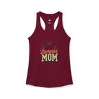 Lacrosse Mom Racerback Tank – Personalized Name & Number Option