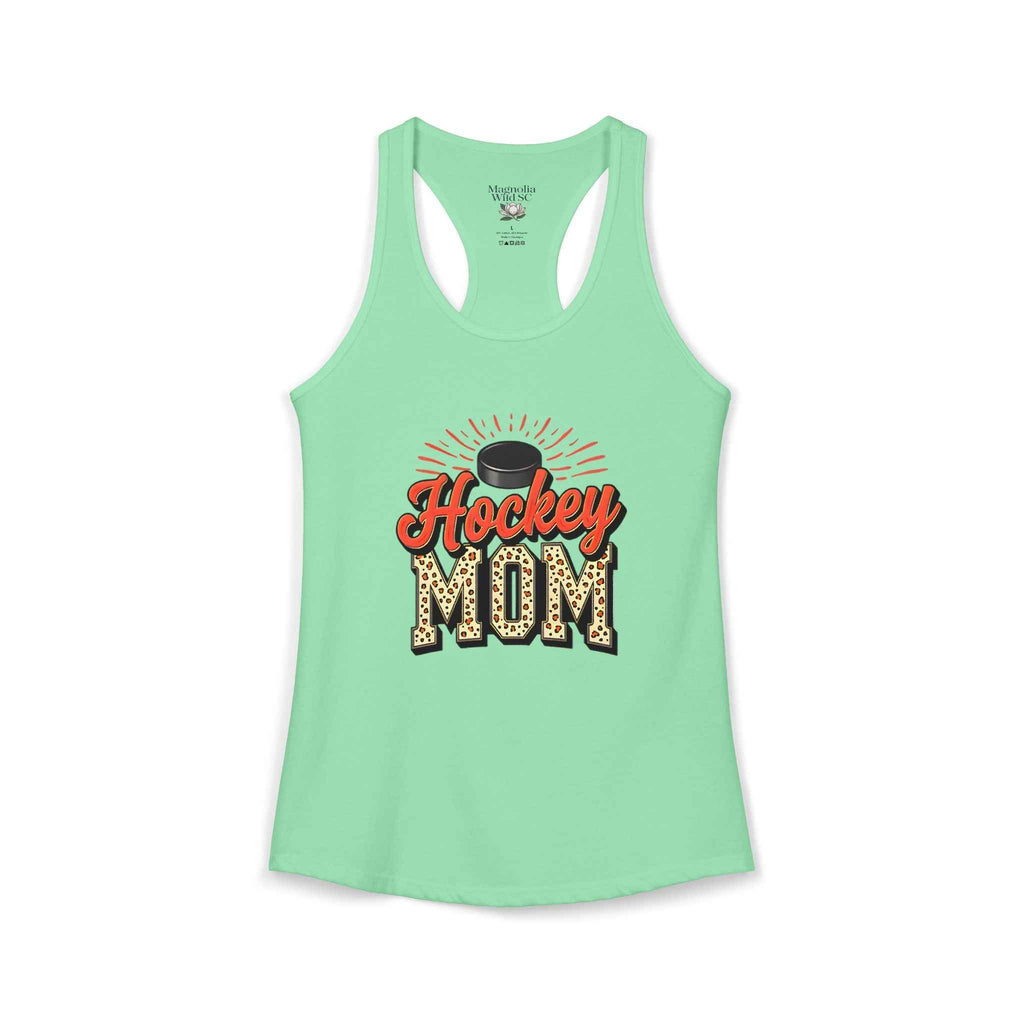 Hockey Mom Racerback Tank – Personalized Name & Number Option