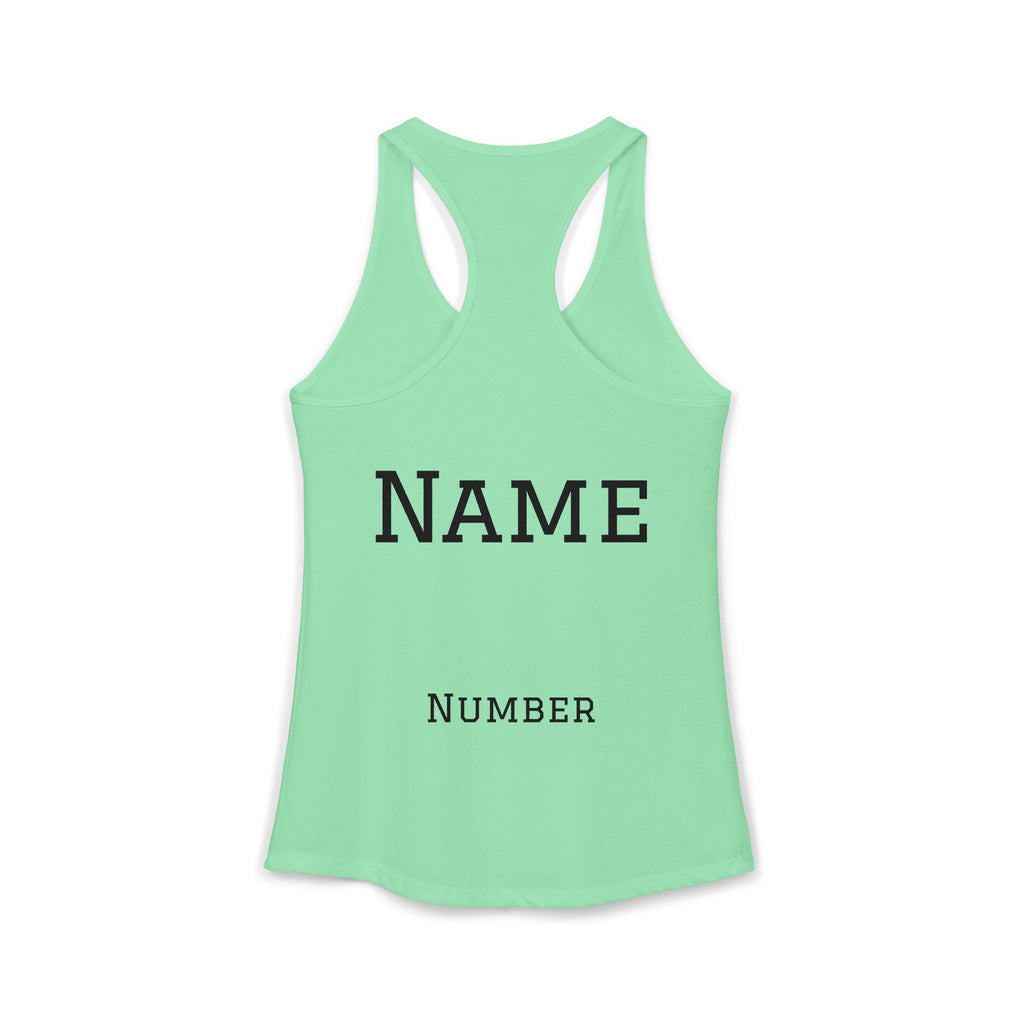 Baseball Mom Racerback Tank – Personalized Name & Number Option - Magnolia Wild SC