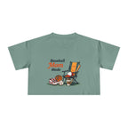 Baseball Mom Mode Crop Tee - Magnolia Wild SC