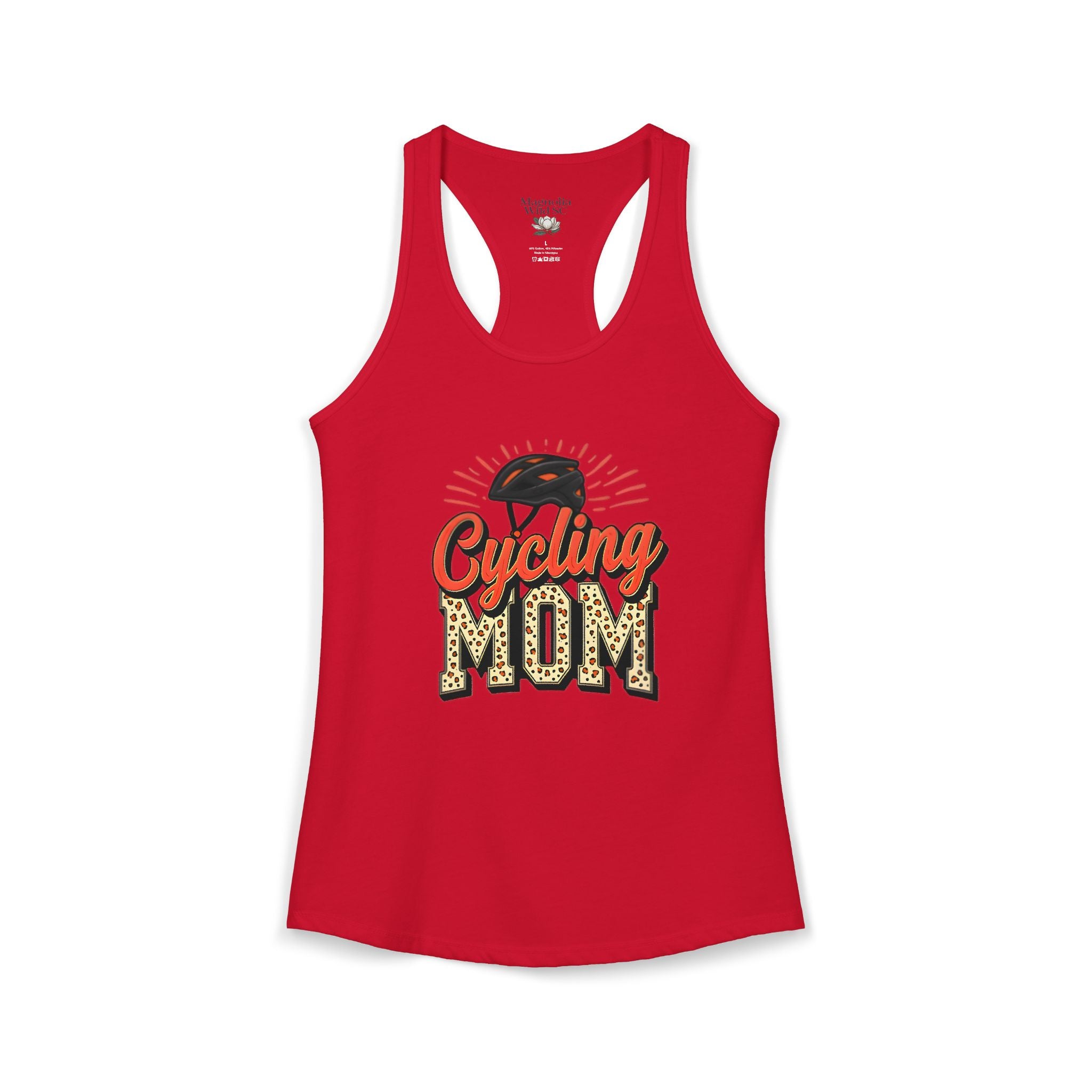 Personalized Cycling Mom Racerback Tank – Personalized Name & Number Option | Lightweight Women’s Cycling Tank TopCycling Racerback Tank - Magnolia Wild SC