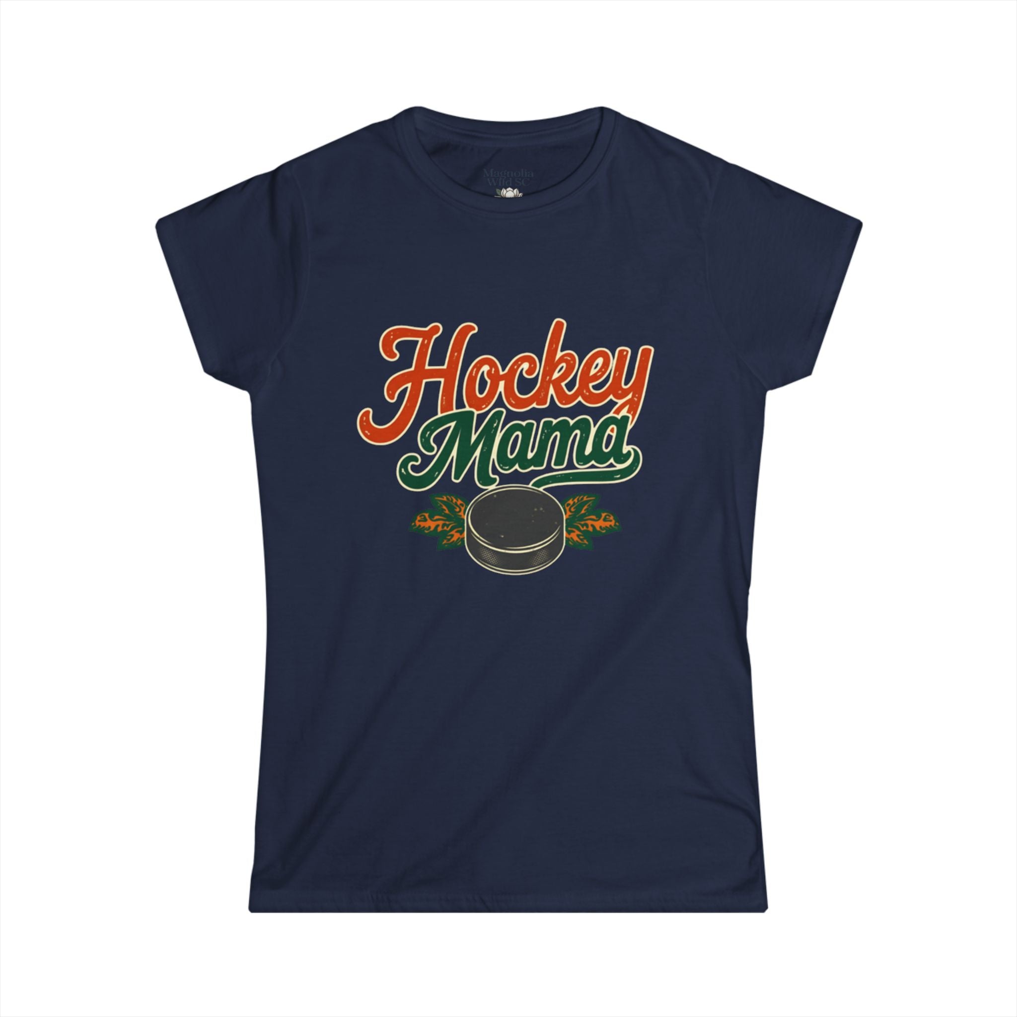 Vintage Inspired Hockey Mama Tee - Magnolia Wild SC