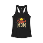 Softball Mom Racerback Tank – Personalized Name & Number Option - Magnolia Wild SC