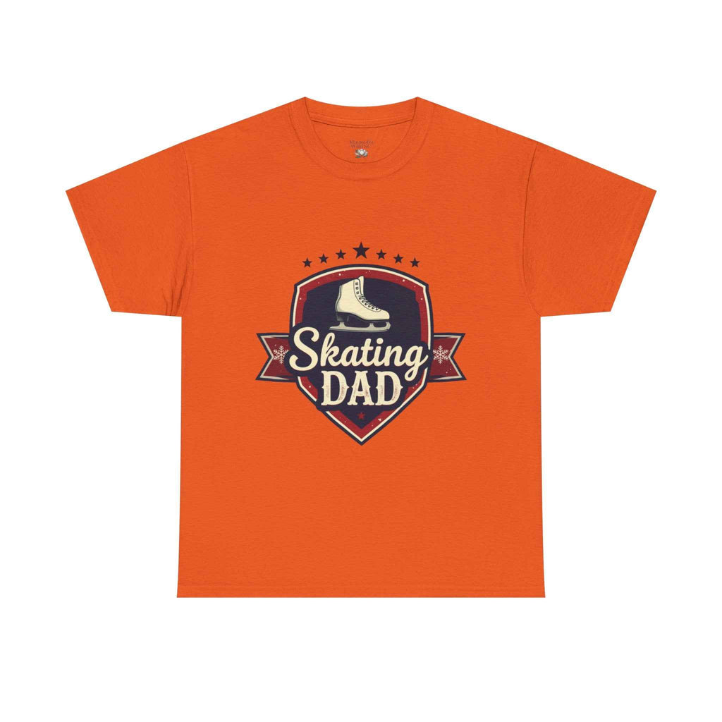 Retro Badge Style: The Vintage Figure Skating Dad Shield Tee