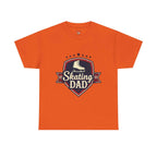 Retro Badge Style: The Vintage Figure Skating Dad Shield Tee