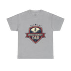 Retro Badge Style: The Vintage Cross Country Dad Shield Tee - Magnolia Wild SC