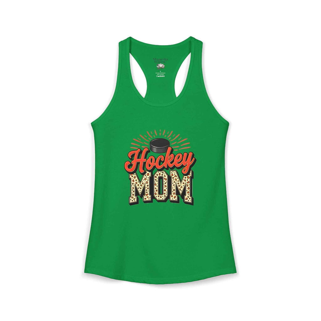 Hockey Mom Racerback Tank – Personalized Name & Number Option