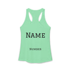 Mom Tennis Mom Racerback Tank – Personalized Name & Number Option | Lightweight Women’s Tennis Tank Top - Magnolia Wild SC