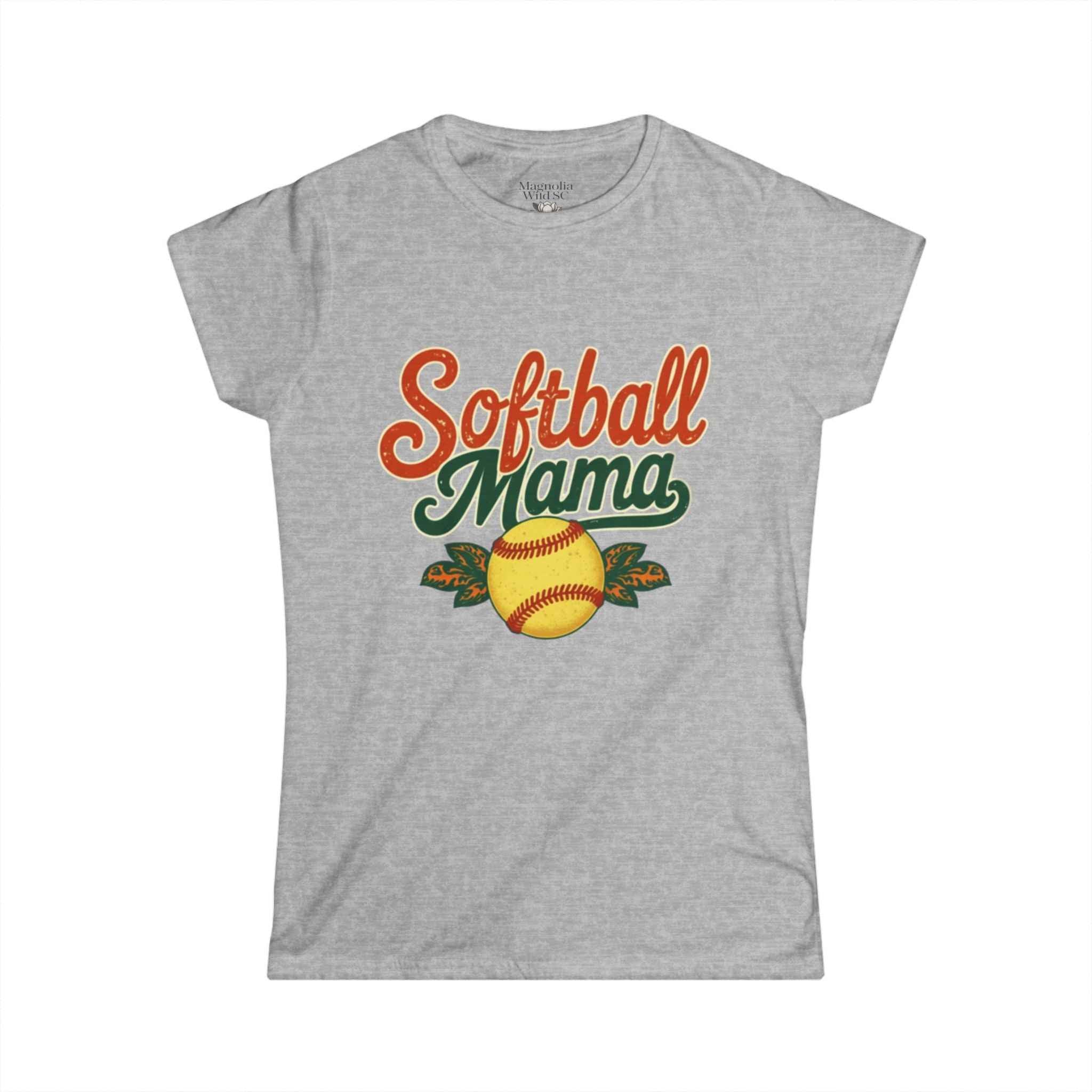 Retro Softball Mama Tee