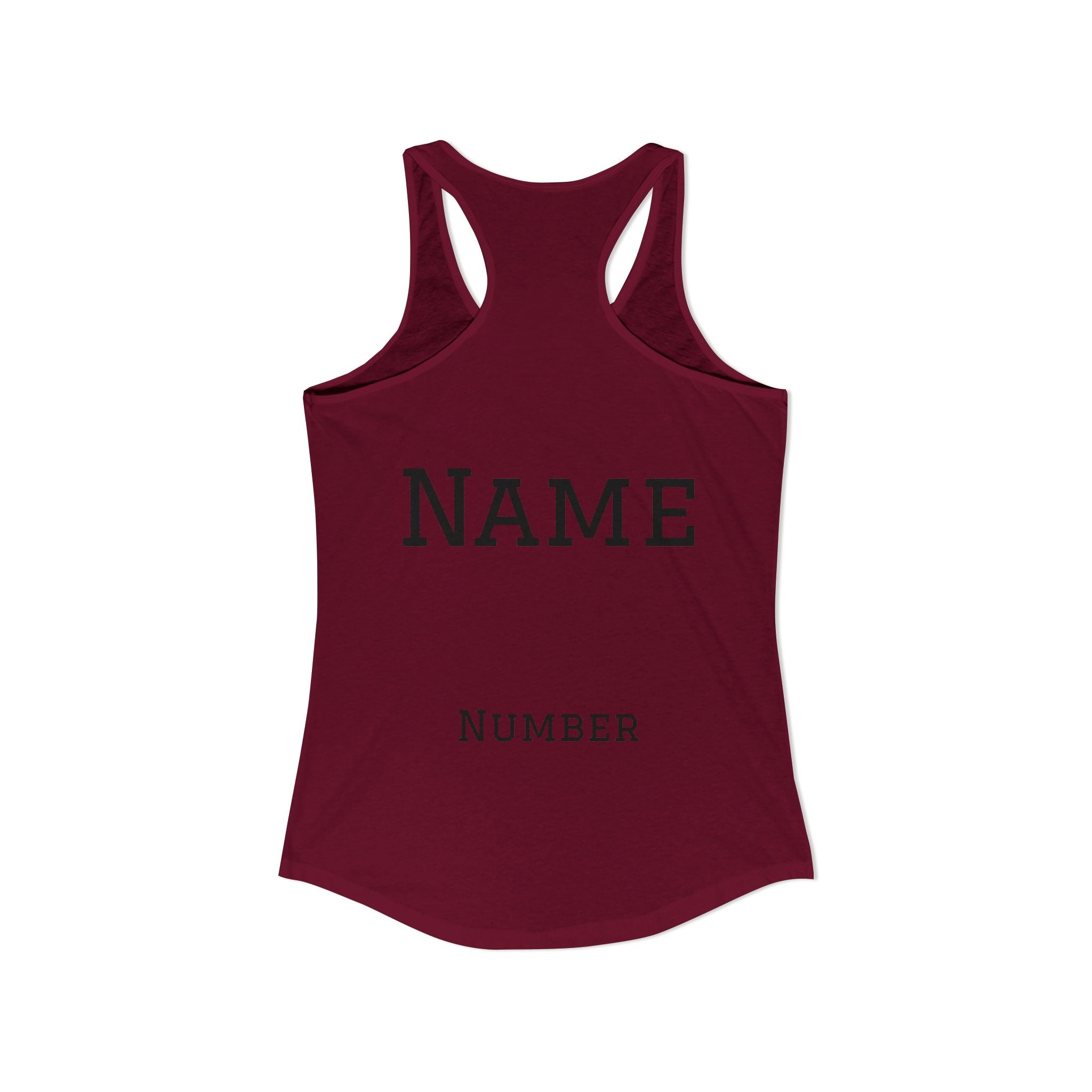 Mom Cross Country Mom Racerback Tank – Personalized Name & Number Option - Magnolia Wild SC