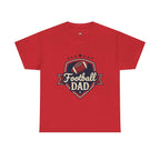 Retro Badge Style: The Vintage Football Dad Shield Tee