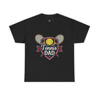 Retro Badge Style: The Vintage Tennis Dad Shield Tee