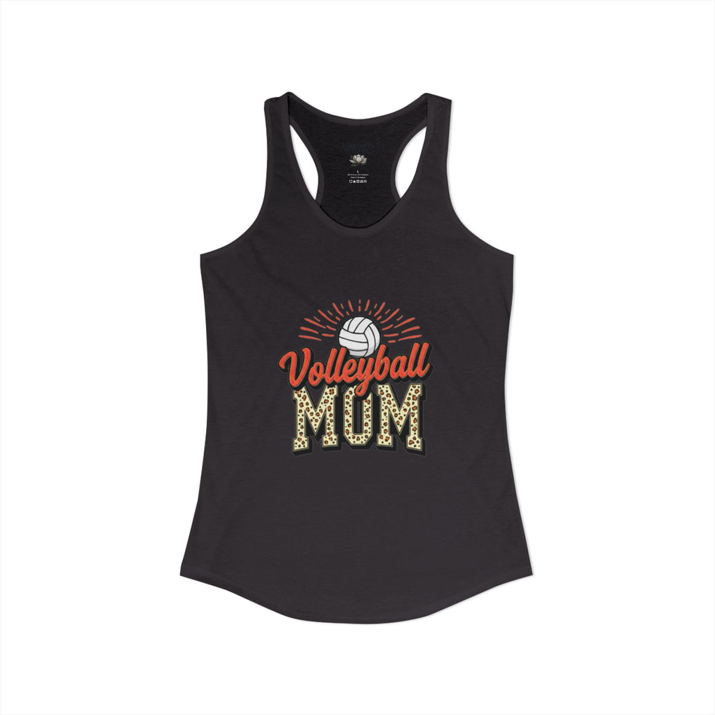 Volleyball Mom Racerback Tank – Personalized Name & Number Option | Lightweight Women’s Volleyball Tank Top - Magnolia Wild SC