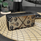 Jabba Bluetooth Speaker — Vintage Hockey Design with Crossed Sticks & Goalie Masks - Magnolia Wild SC