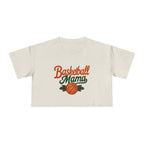 Basketball Mama Crop Tee | Retro Basketball Graphic, Mom Sports Top - Magnolia Wild SC