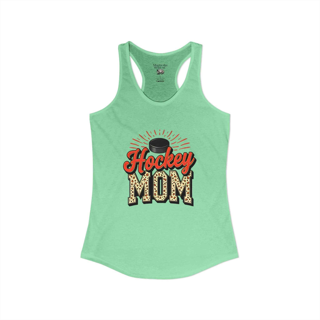 Hockey Mom Racerback Tank – Personalized Name & Number Option