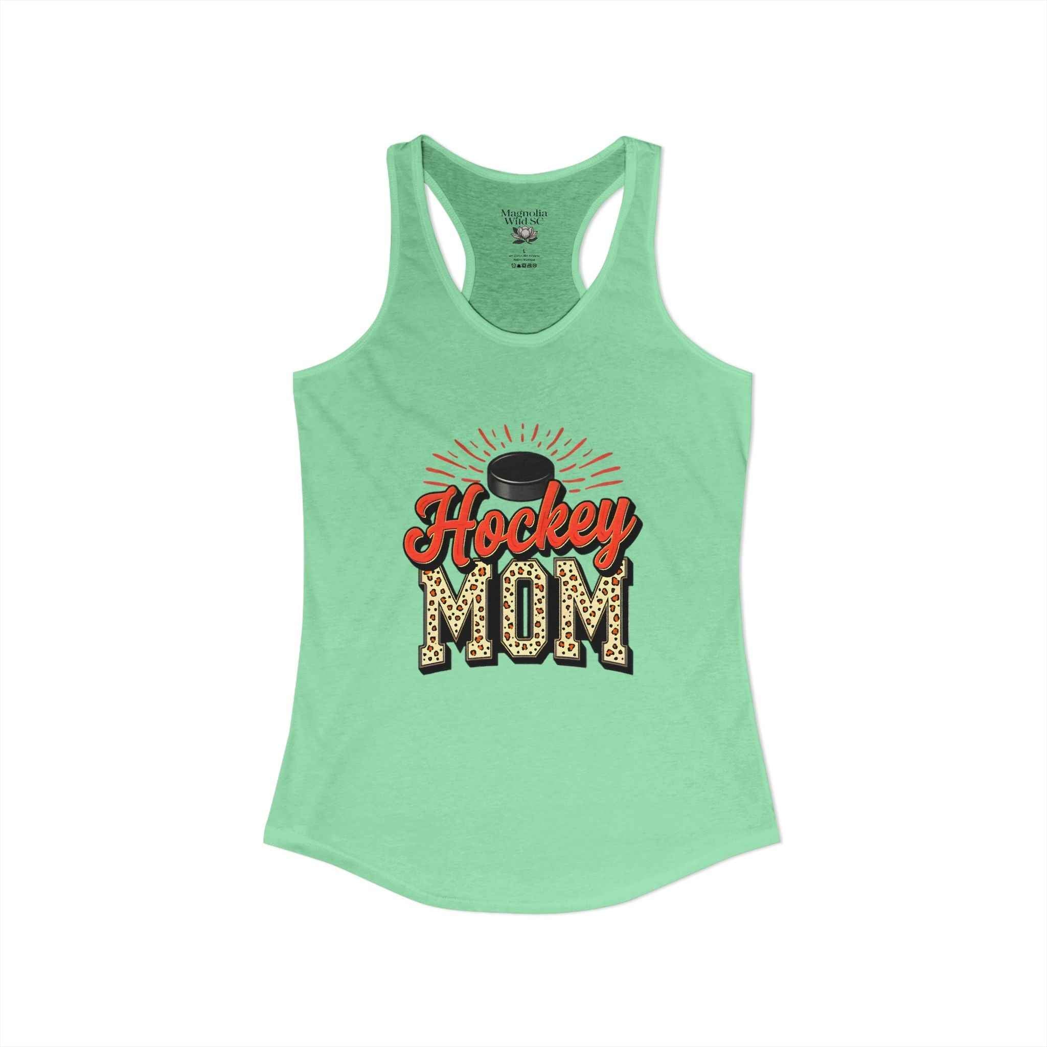 Hockey Mom Racerback Tank – Personalized Name & Number Option