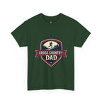 Retro Badge Style: The Vintage Cross Country Dad Shield Tee - Magnolia Wild SC