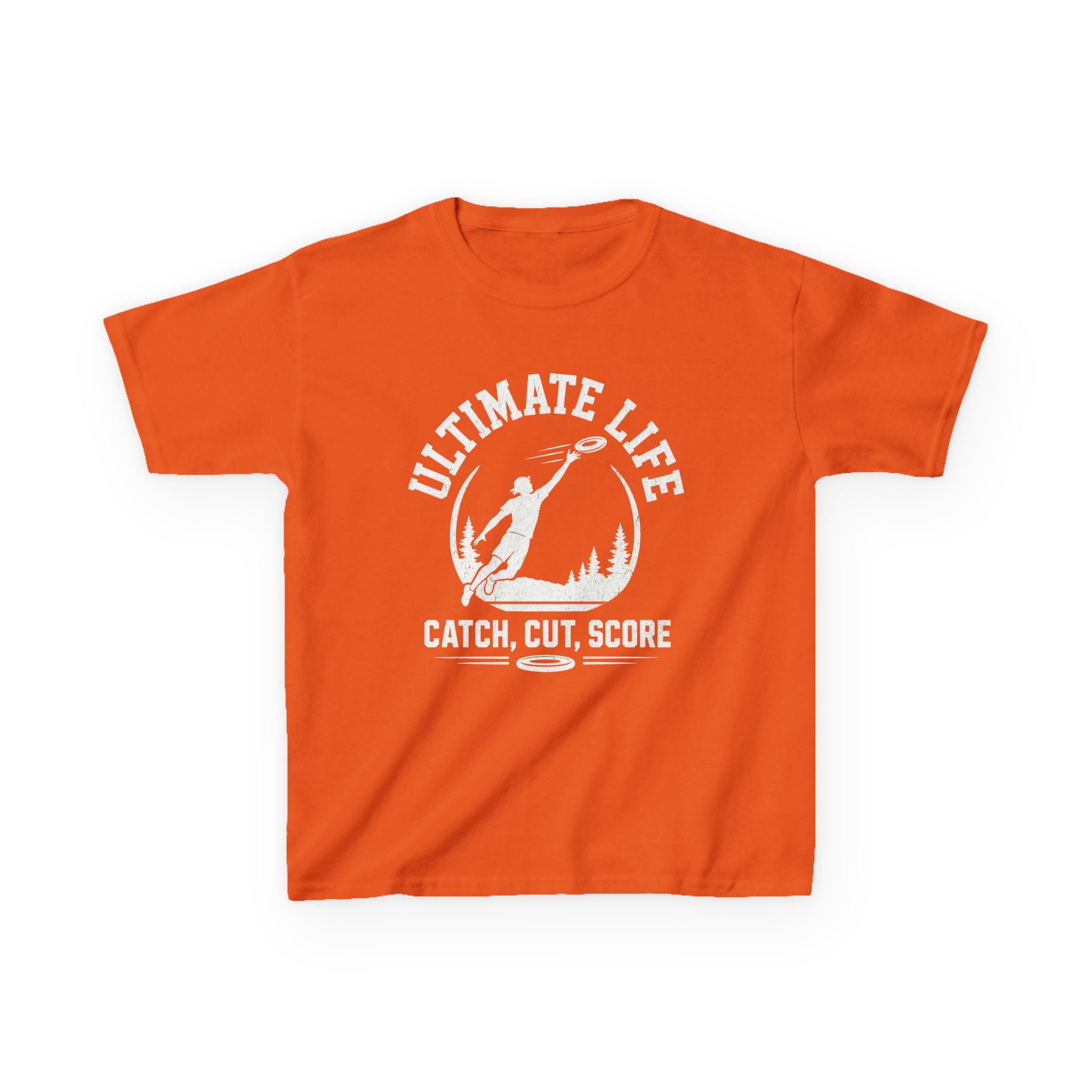 Ultimate Life Kids Tee — “Catch, Cut, Score” Ultimate Frisbee Youth Shirt - Magnolia Wild SC