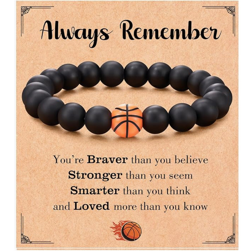 Adjustable Sports Obsidian Bracelet for Athletes and Fans - Magnolia Wild SC
