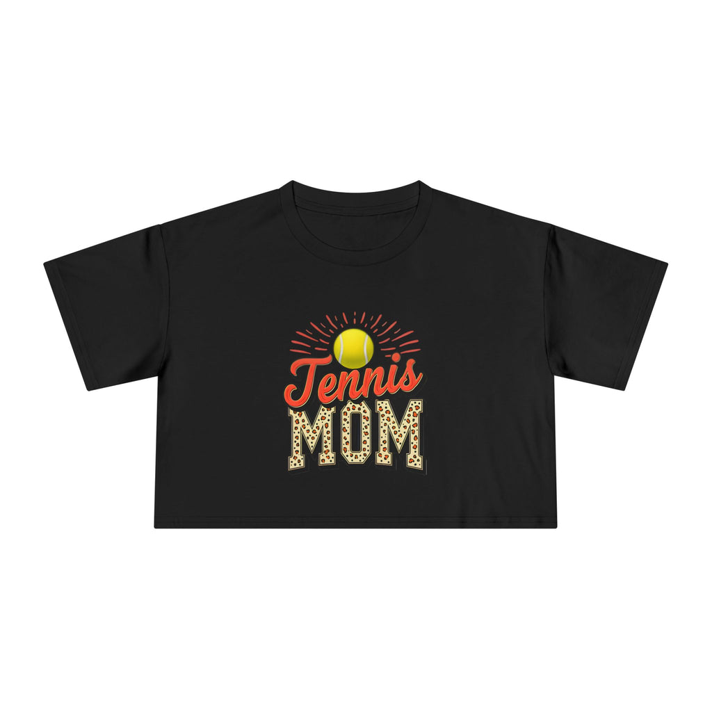 Tennis Mom Cheetah Print Crop Tee - Magnolia Wild SC