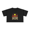 Tennis Mom Cheetah Print Crop Tee - Magnolia Wild SC