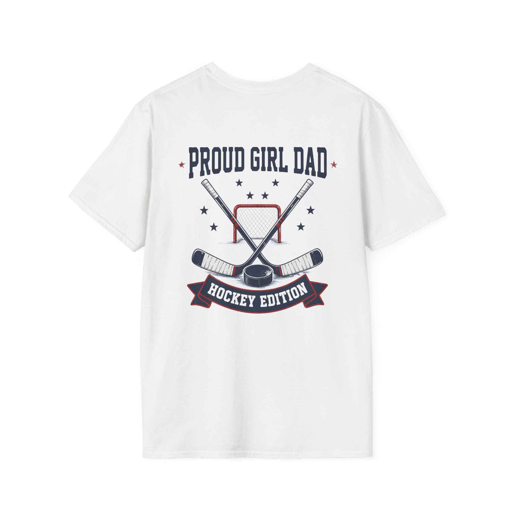 Proud Girl Dad Hockey T-Shirt