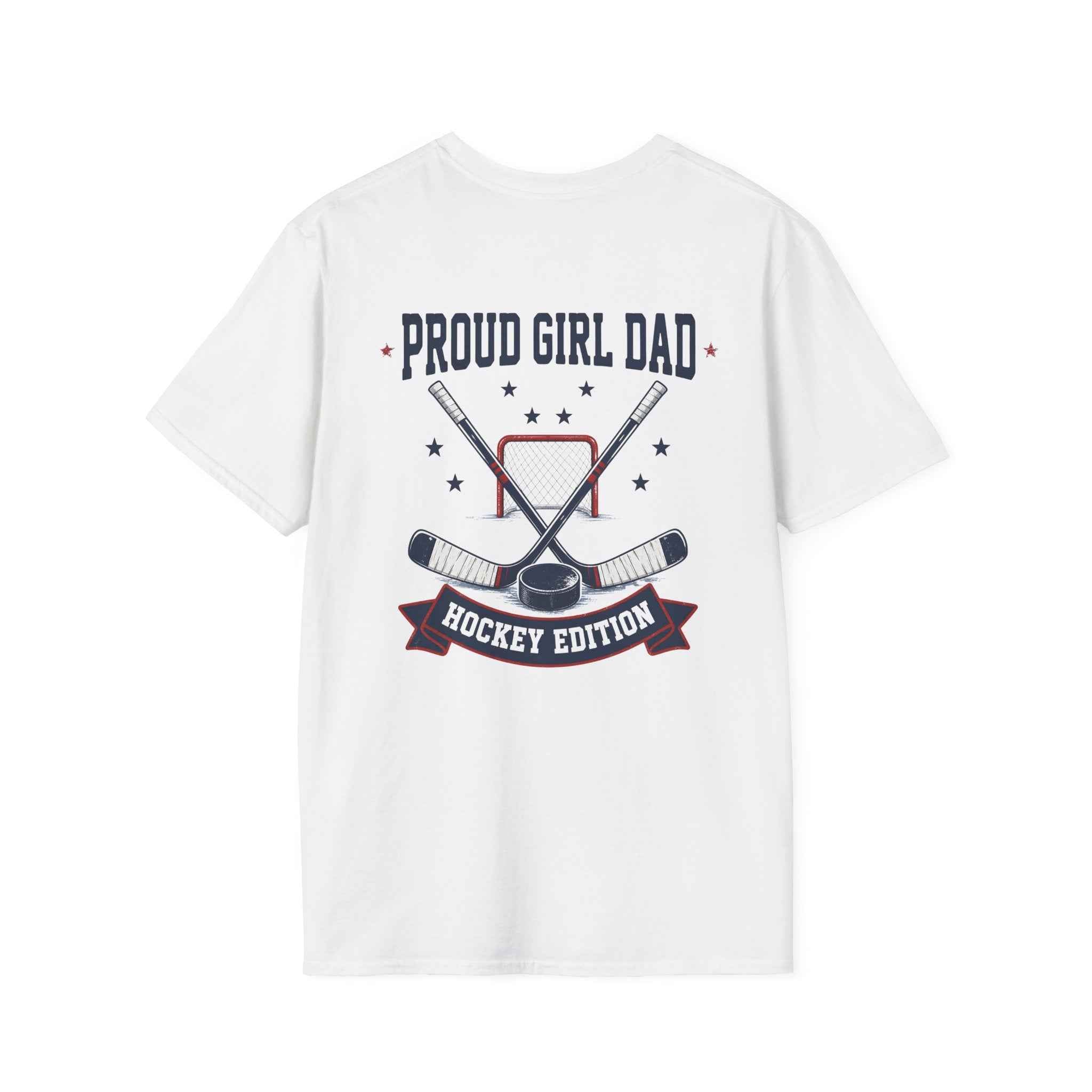 Proud Girl Dad Hockey T-Shirt