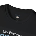 Personalized “My Favorite Swimmer Calls Me” T-Shirt – Custom Name Swim Tee - Magnolia Wild SC