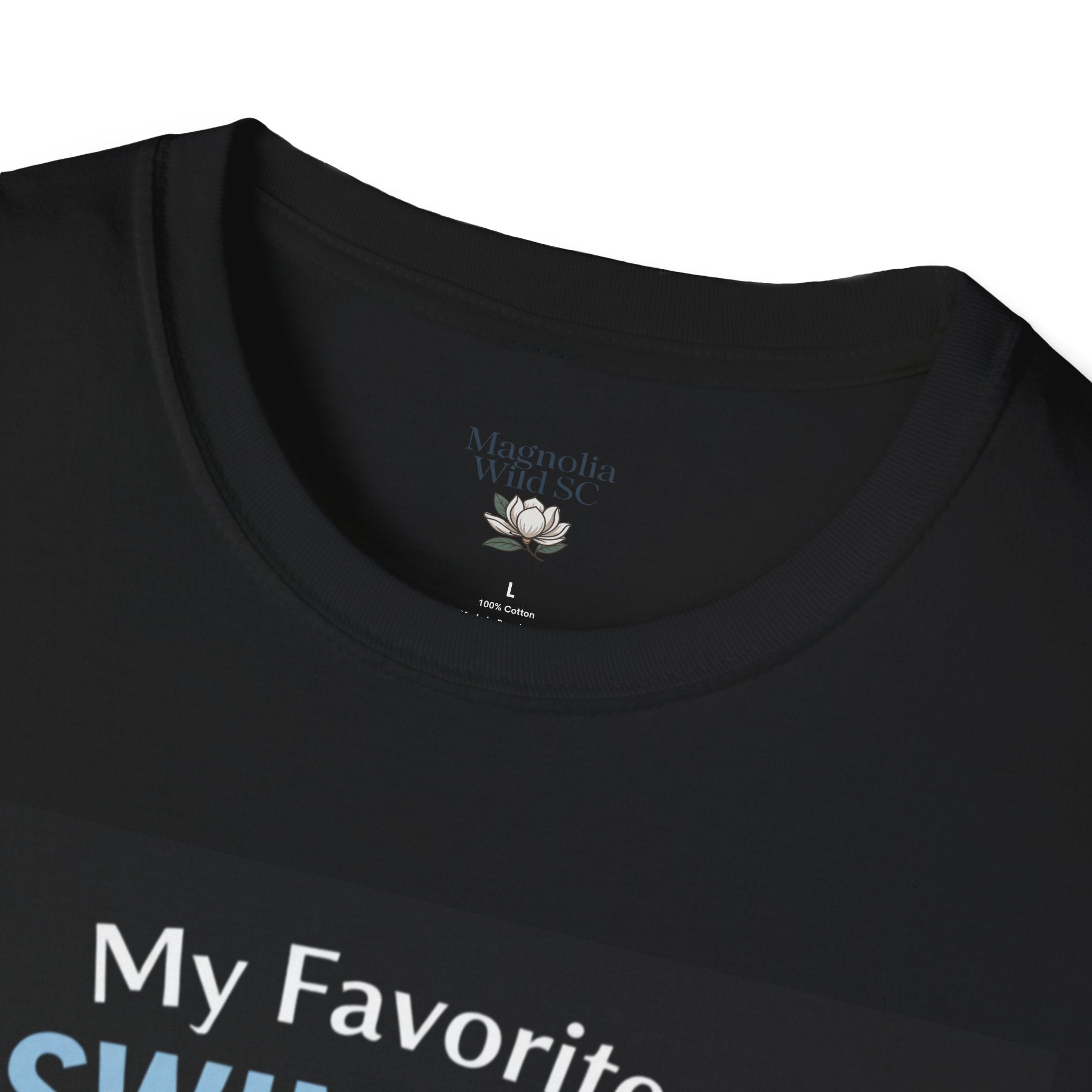 Personalized “My Favorite Swimmer Calls Me” T-Shirt – Custom Name Swim Tee - Magnolia Wild SC