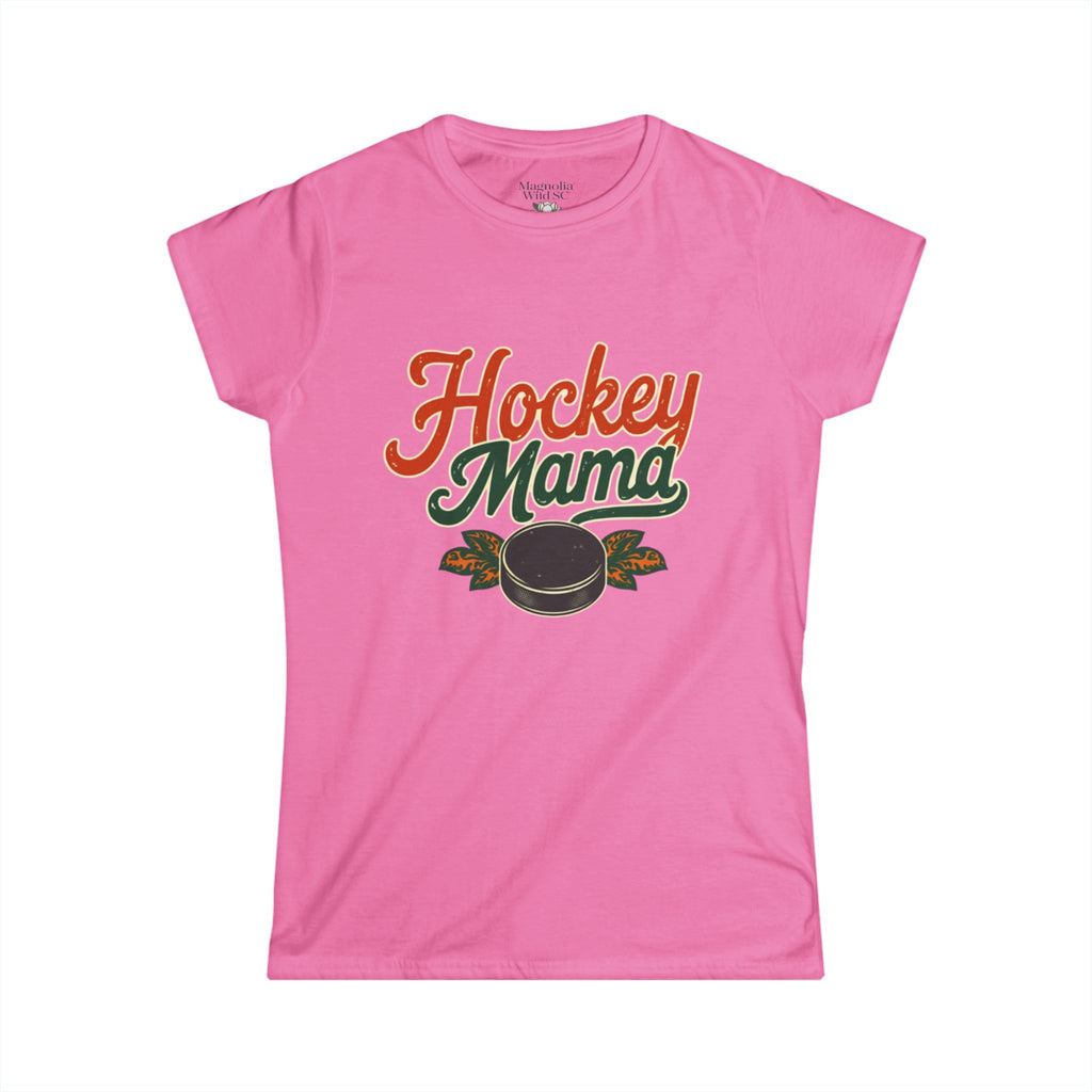 Vintage Inspired Hockey Mama Tee - Magnolia Wild SC