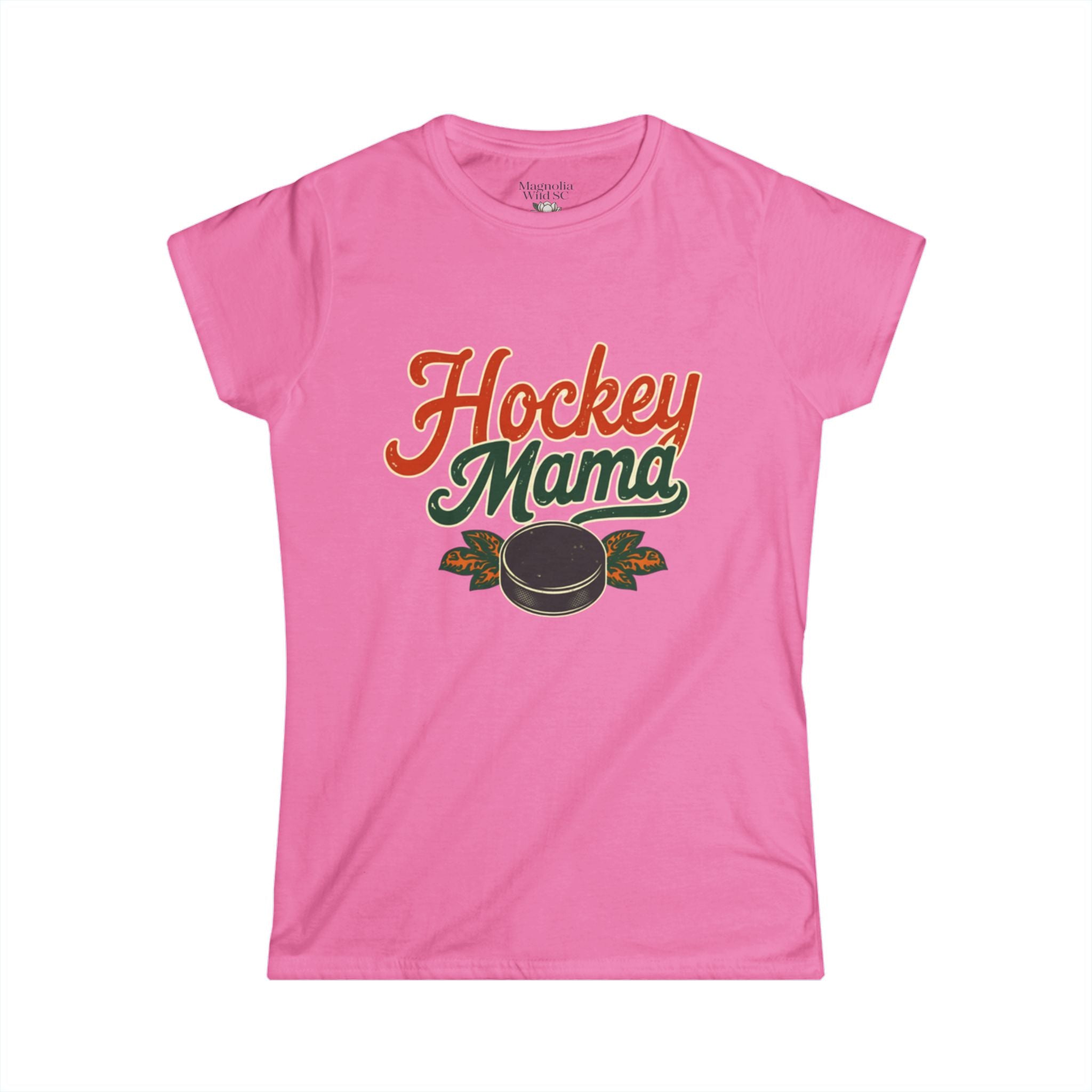 Vintage Inspired Hockey Mama Tee - Magnolia Wild SC
