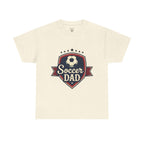 Retro Badge Style: The Vintage Soccer Dad Shield Tee
