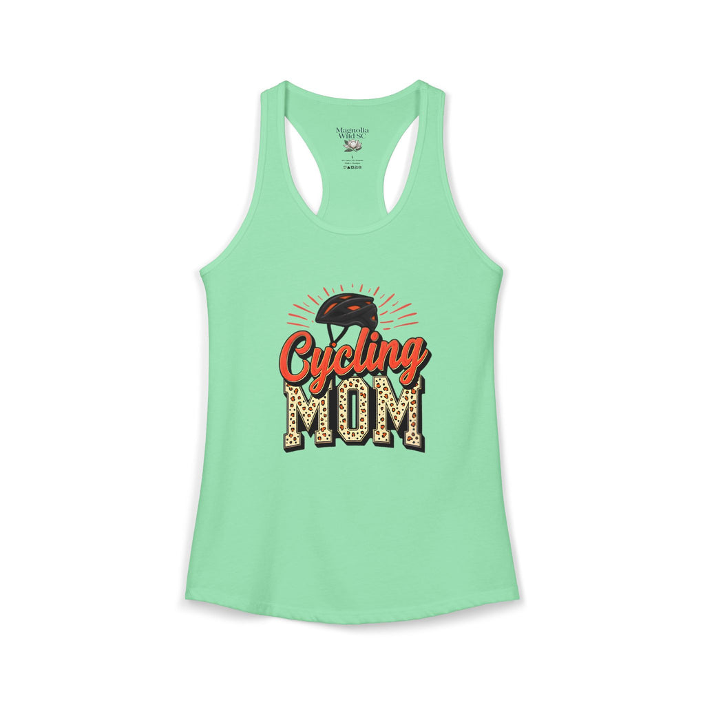 Personalized Cycling Mom Racerback Tank – Personalized Name & Number Option | Lightweight Women’s Cycling Tank TopCycling Racerback Tank - Magnolia Wild SC