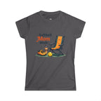 Softball Mom Mode Tee | Mom Chair, Glove & Cleats Design
