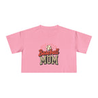 Baseball Mom Cheetah Print Women's Crop Tee - Magnolia Wild SC