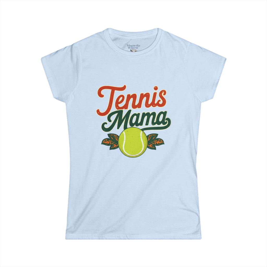 Retro Tennis Mama Tee - Magnolia Wild SC