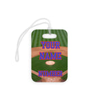 Baseball Luggage Tag — Customizable Name & Number with Game Checklist - Magnolia Wild SC