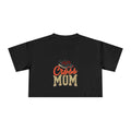 Cross Country Mom Cheetah Print Women's Crop Tee - Magnolia Wild SC