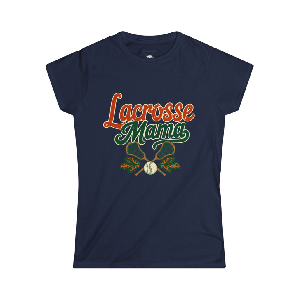 Vintage Inspired Lacrosse Mama Tee - Magnolia Wild SC