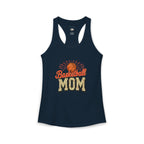 Basketball Mom Racerback Tank – Personalized Name & Number Option | Lightweight Women’s Basketball Tank Top - Magnolia Wild SC