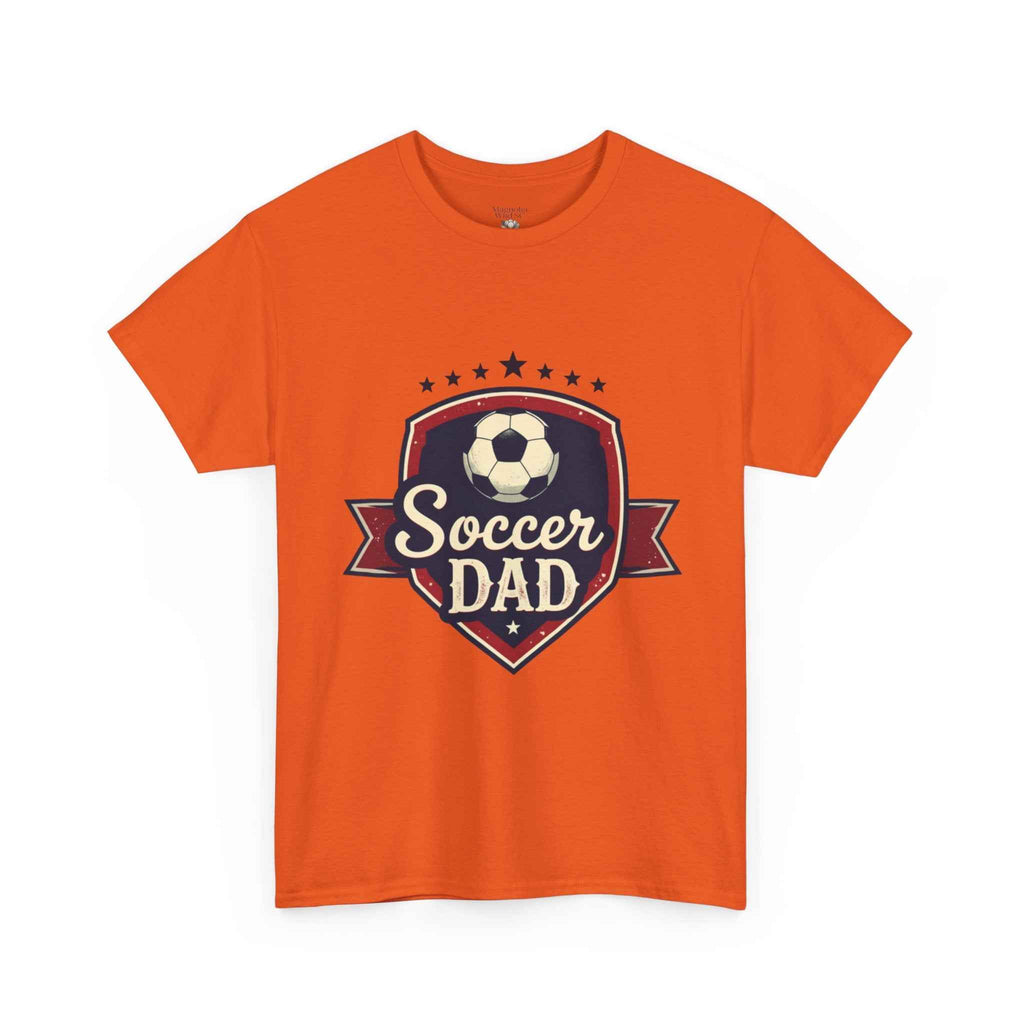 Retro Badge Style: The Vintage Soccer Dad Shield Tee