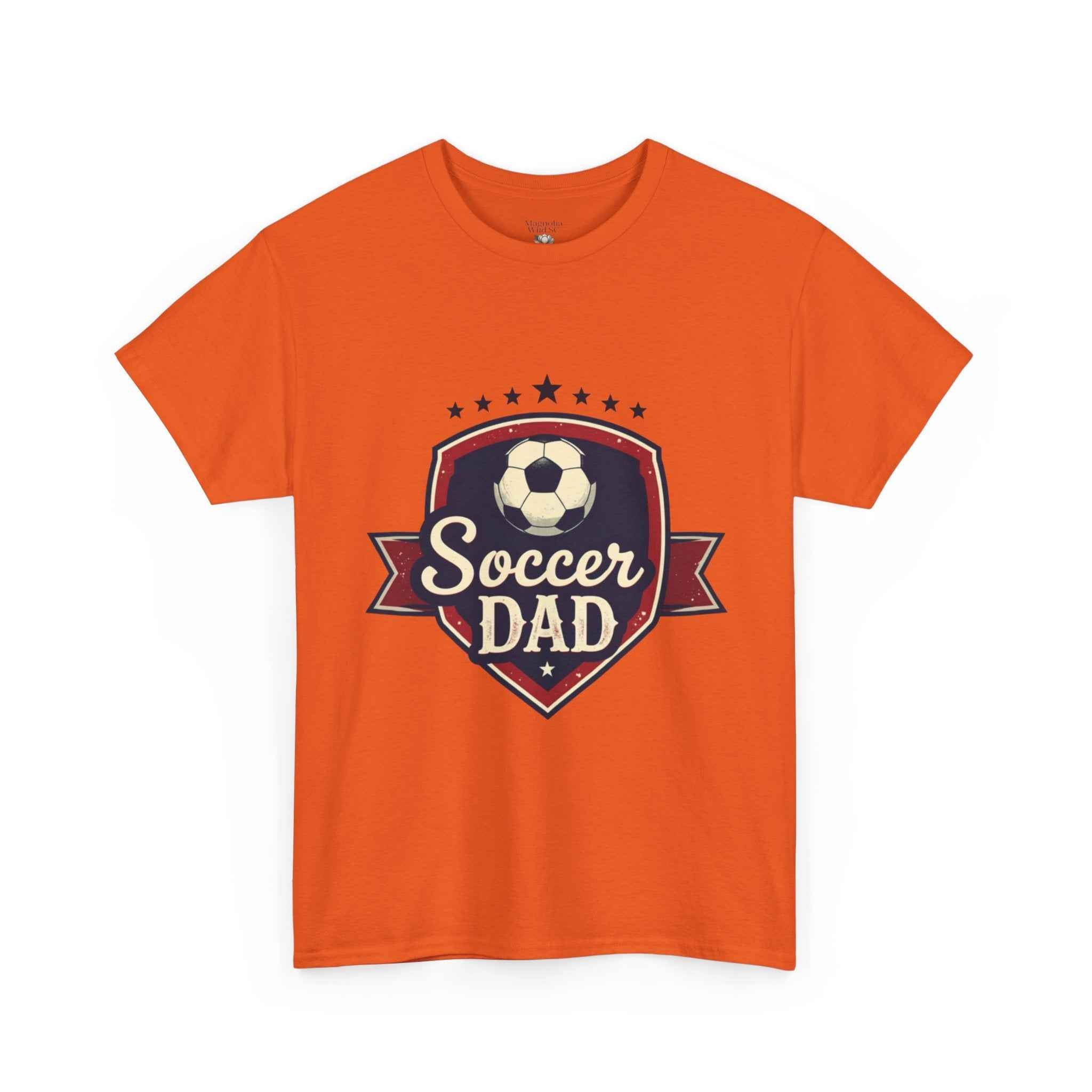 Retro Badge Style: The Vintage Soccer Dad Shield Tee
