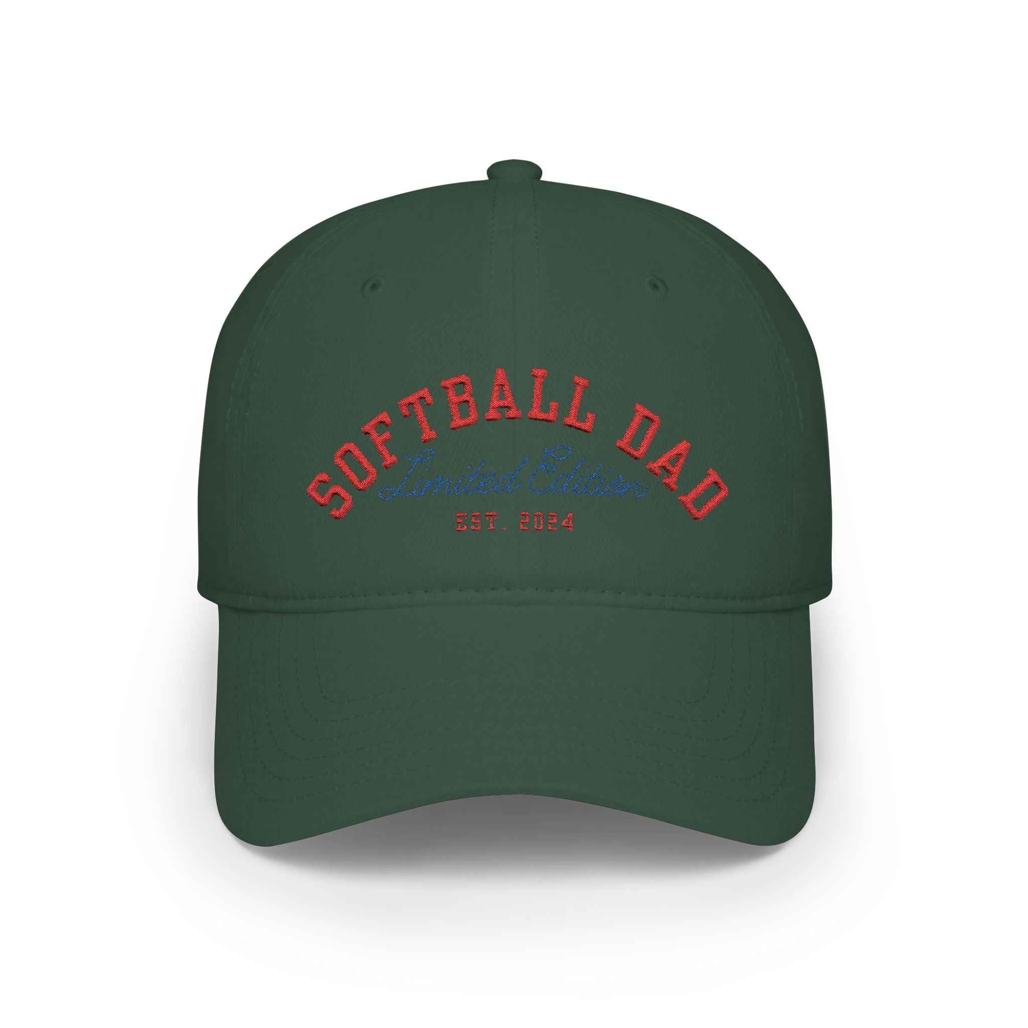 Personalized Softball Dad Baseball Cap — Limited Edition "Established [Year]"
