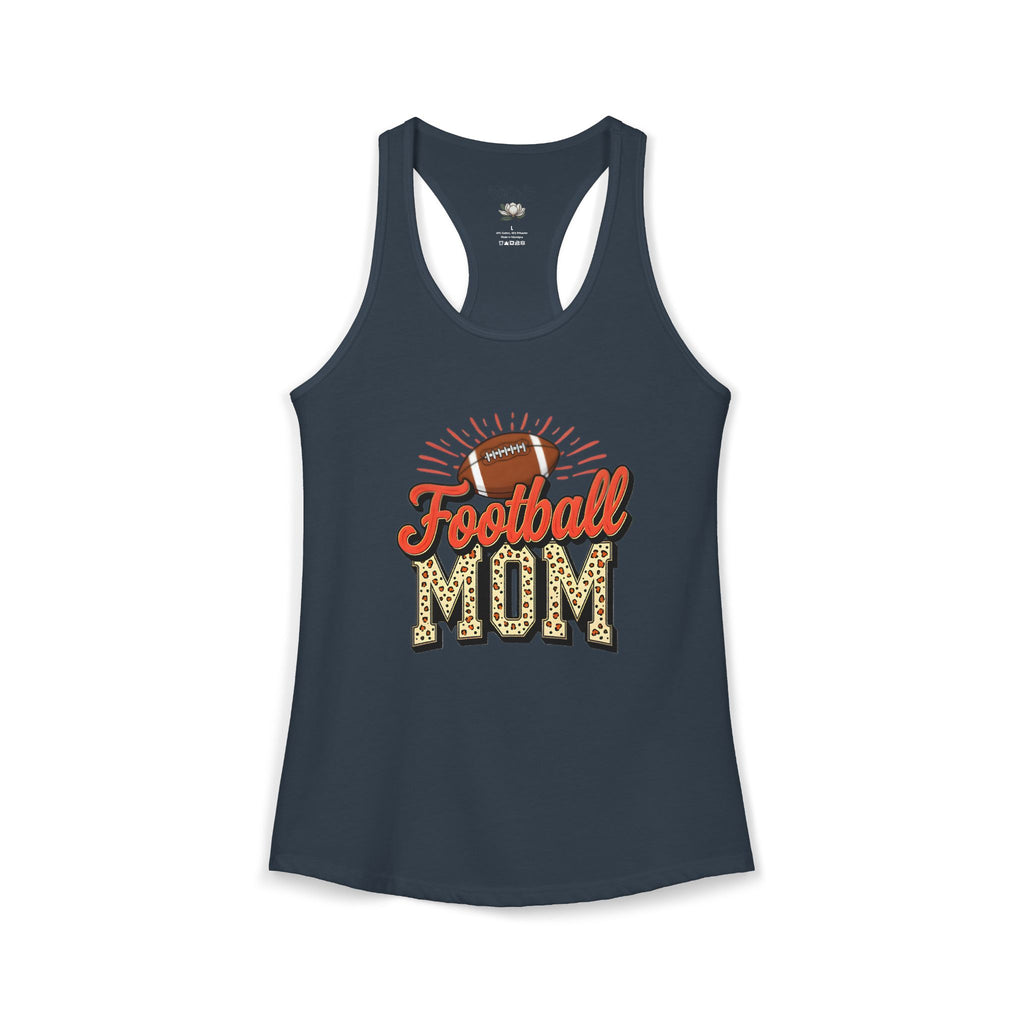 Football Mom Racerback Tank – Personalized Name & Number Option | Lightweight Women’s Football Tank Top - Magnolia Wild SC