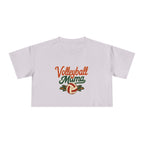 Volleyball Mama Crop Tee | Retro Volleyball Graphic, Mom Sports Top - Magnolia Wild SC