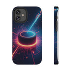 Neon Laser Hockey Puck Impact-Resistant Phone Case - Magnolia Wild SC