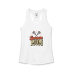 Lacrosse Mom Racerback Tank – Personalized Name & Number Option